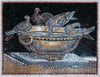 Riproduzione artistica del mosaico- Uccelli Mozaico