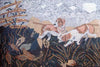 Hundefeld - Marmormosaik Mozaico