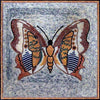 Arte em mosaico de mármore - Butterfly Mozaico