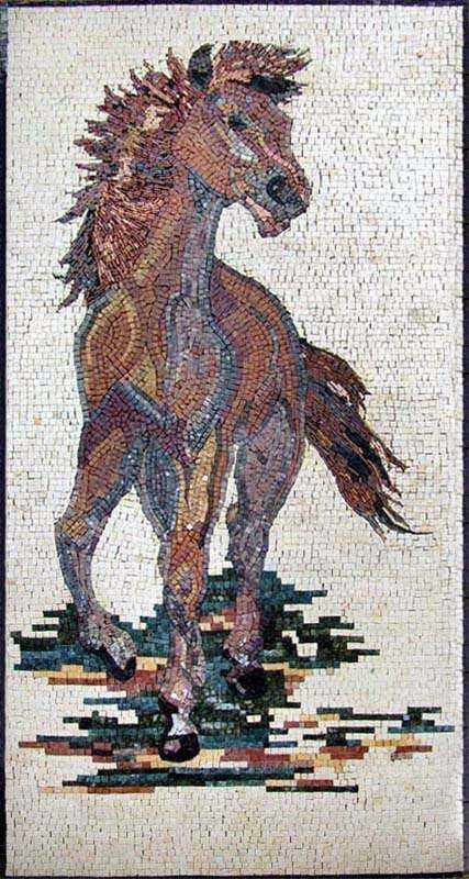Oeuvre de mosaïque - Dark Horse Mozaico