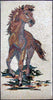 Mosaikkunstwerk – Dark Horse Mozaico