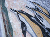 Nautical Mosaic - Sunset Dolphins