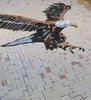 Águila voladora - Obra de mosaico