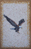 Águila voladora - Obra de mosaico