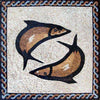mosaico de peixes