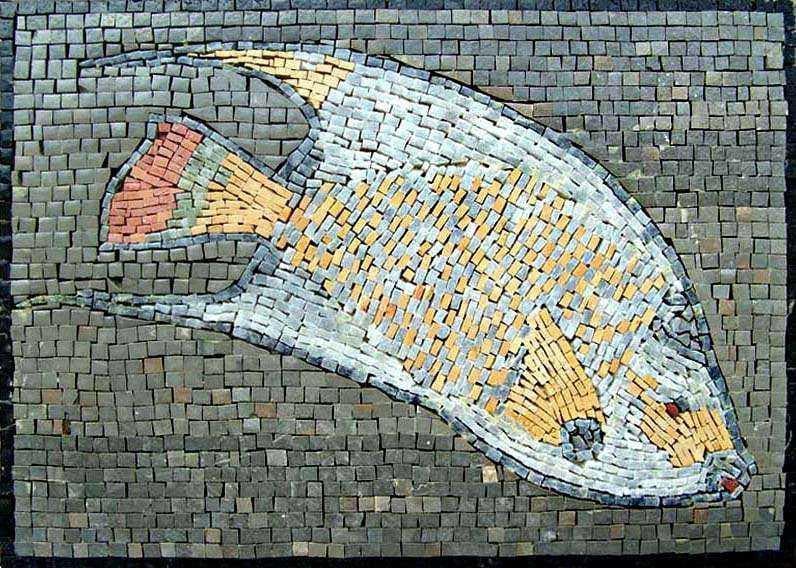 Desenhos de mosaico - Pompano