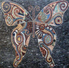 Patrones de mosaico - mariposa abstracta