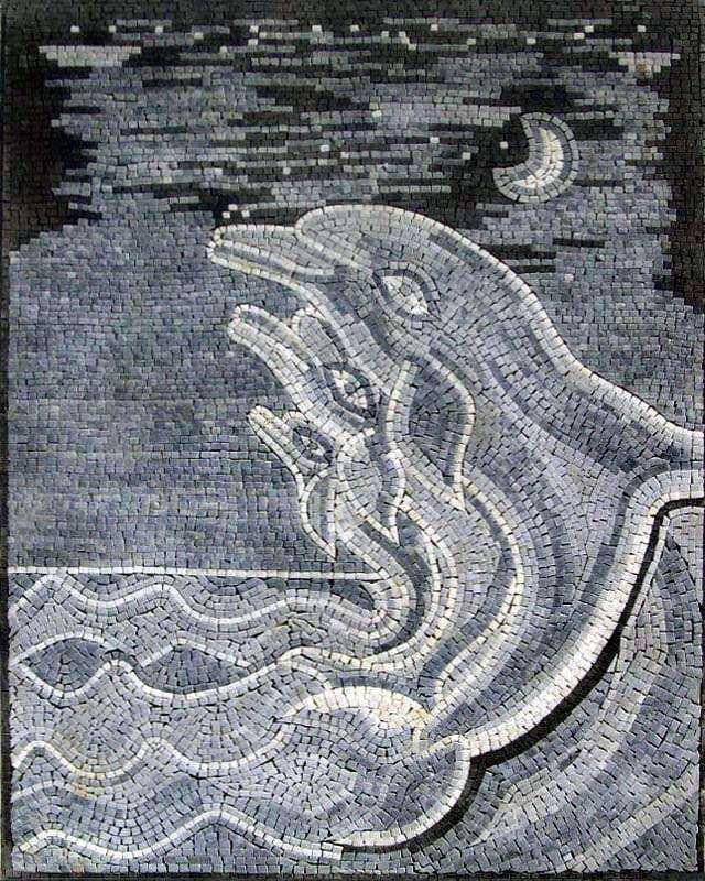 Mosaici di delfini