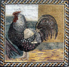 Alzatina Cucina Mosaico-Royal gallo