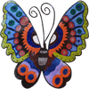 Oeuvre de mosaïque - papillon coloré