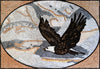 Opera d'arte in mosaico - Aquila in volo