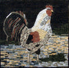 Placa para salpicaduras de cocina de mosaico - Aves de granja