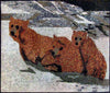Mosaic Artwork - Bears