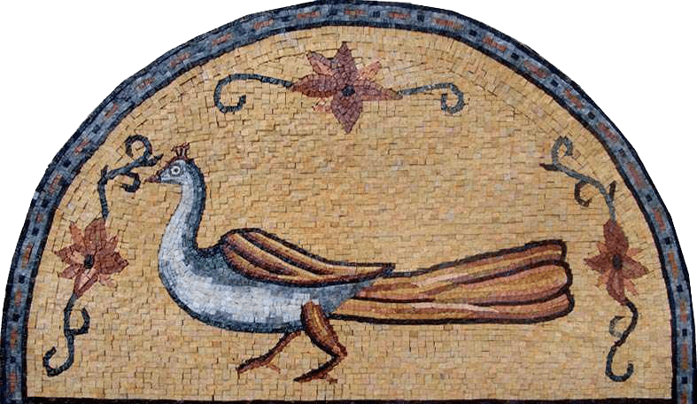 Diseños de mosaico - pavo real