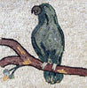 Motif de carreaux de mosaïque - Perroquet vert