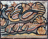Mosaik-Designs - Enten und Fische