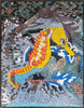Arte de pared de mosaico - Caballito de mar