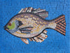 Sombras de Piscis- Arte de pared de mosaico de peces