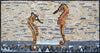 Patrones de mosaico - caballitos de mar Spniy