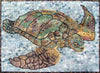 Tartaruga Marinha em Mosaico Personalizado