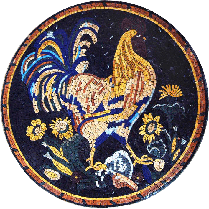 Venta de Arte Mosaico-Colorato Gallo