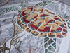 Disegno di arte del mosaico della tartaruga di mare
