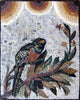Obra de mosaico - pájaro