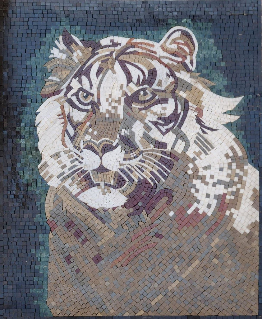 Mosaico de arte para la venta- Mighty Tiger