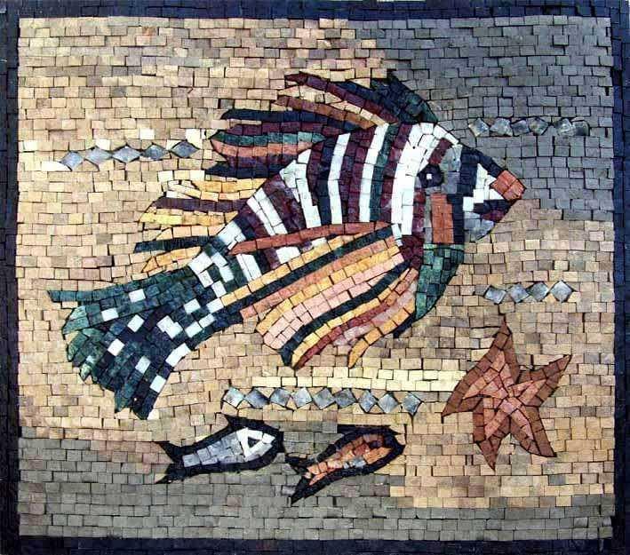 Mosaico in pietra nautica