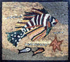 Mosaico de piedra náutica