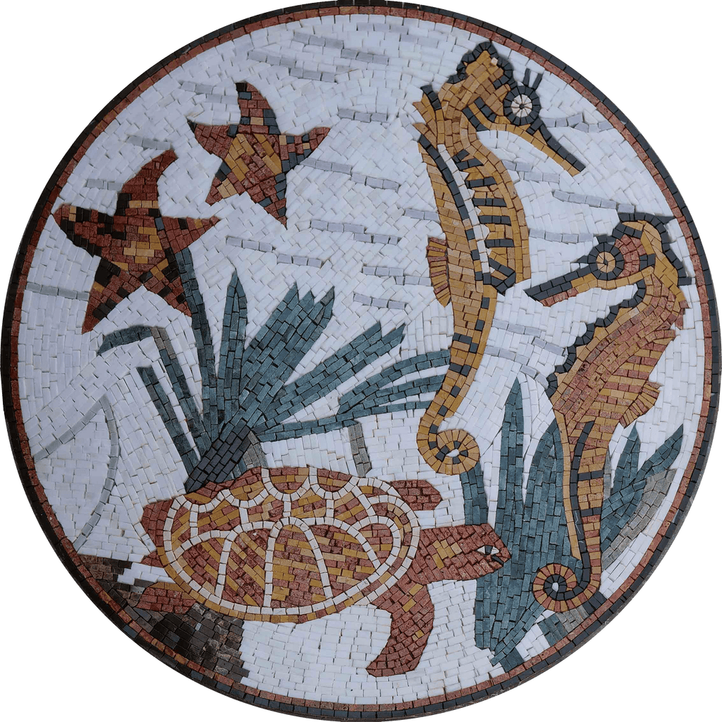 Mosaic Designs - The Life at Sea