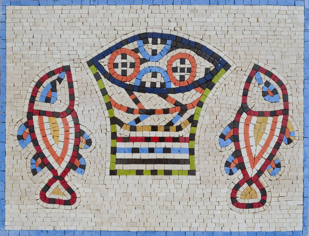 Diseños de mosaico - Pescado armenio