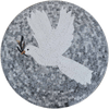 Médaillon Mosaïque - Colombe de la Paix
