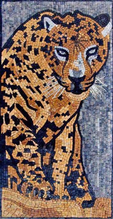 Diseños de mosaico - Guepardo salvaje