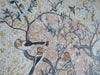 Mosaic Art - Blooming Tree and Birds II