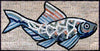 Fish Mosaic Art - Pollock