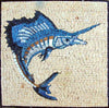Arte de piedra de pez espada