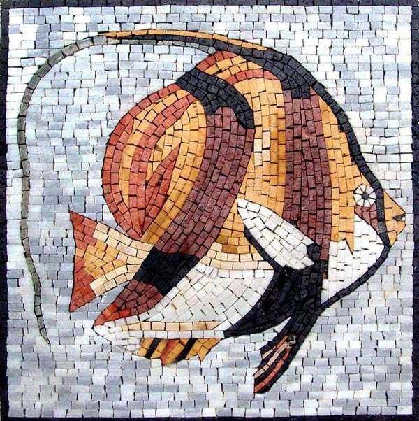 Diseños de mosaicos - Atún blanco