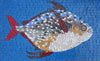 Moonfish-Opah Fish Mosaic Wall Art