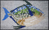 Moonfish Opah - Obra de mosaico de peces