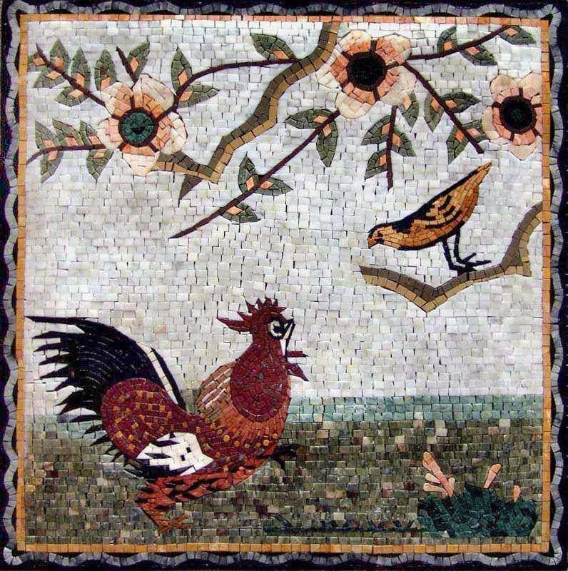 Arte de azulejos de mosaico - Junevile