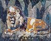 Chroniken von Narnia - Löwenmosaik-Wandkunst