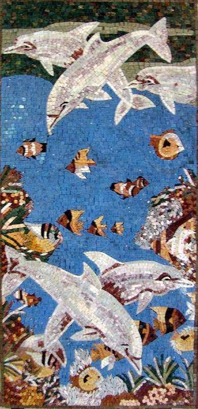 Arte nautica della pietra del mosaico da vendere