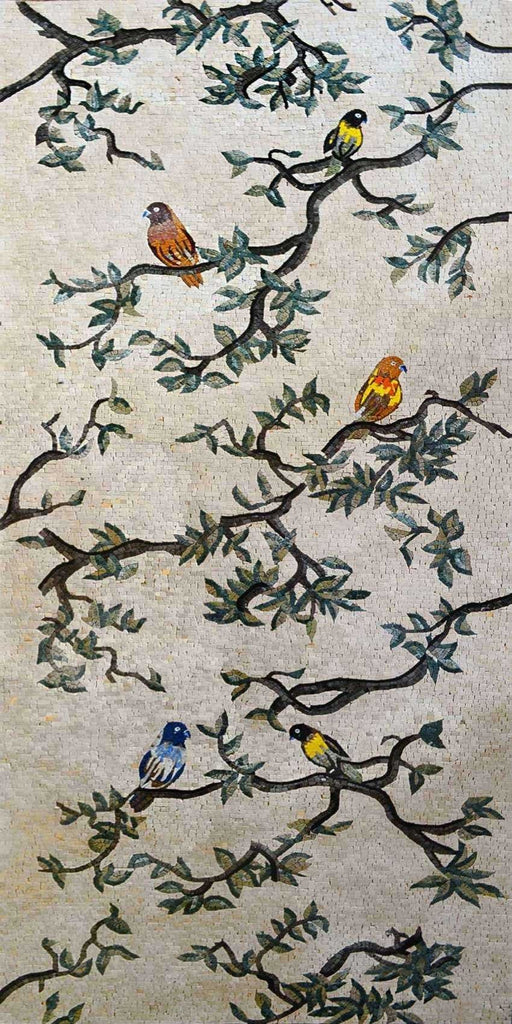 Patrones de mosaico - Canto de pájaros