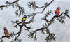 Mosaïque Murale - Oiseaux Et Branches