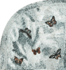 Disegni a mosaico - Carta da parati farfalla