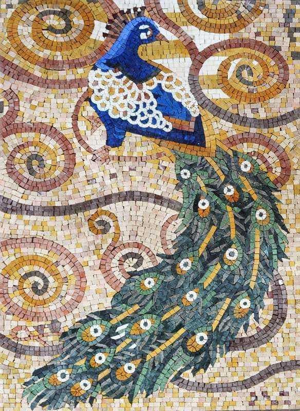 Mosaic Art - Artistic Peacock