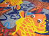 Koi Fish Mármol Mosaico Arte Náutico