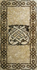 Marmormosaik-Kunst - keltische Hunde