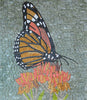 Schmetterling Wandbild - Mosaikkunst